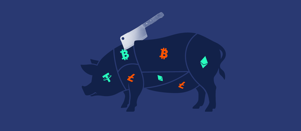 Pig butchering” is a type of long-con cryptocurrency fraud. Scammers establish emotional or financial trust with victims (often via social media or dating apps), “fatten them up” with promises of investment gains, and then “slaughter” them by stealing large sums of money once they've invested into a fake crypto exchange or wallet.